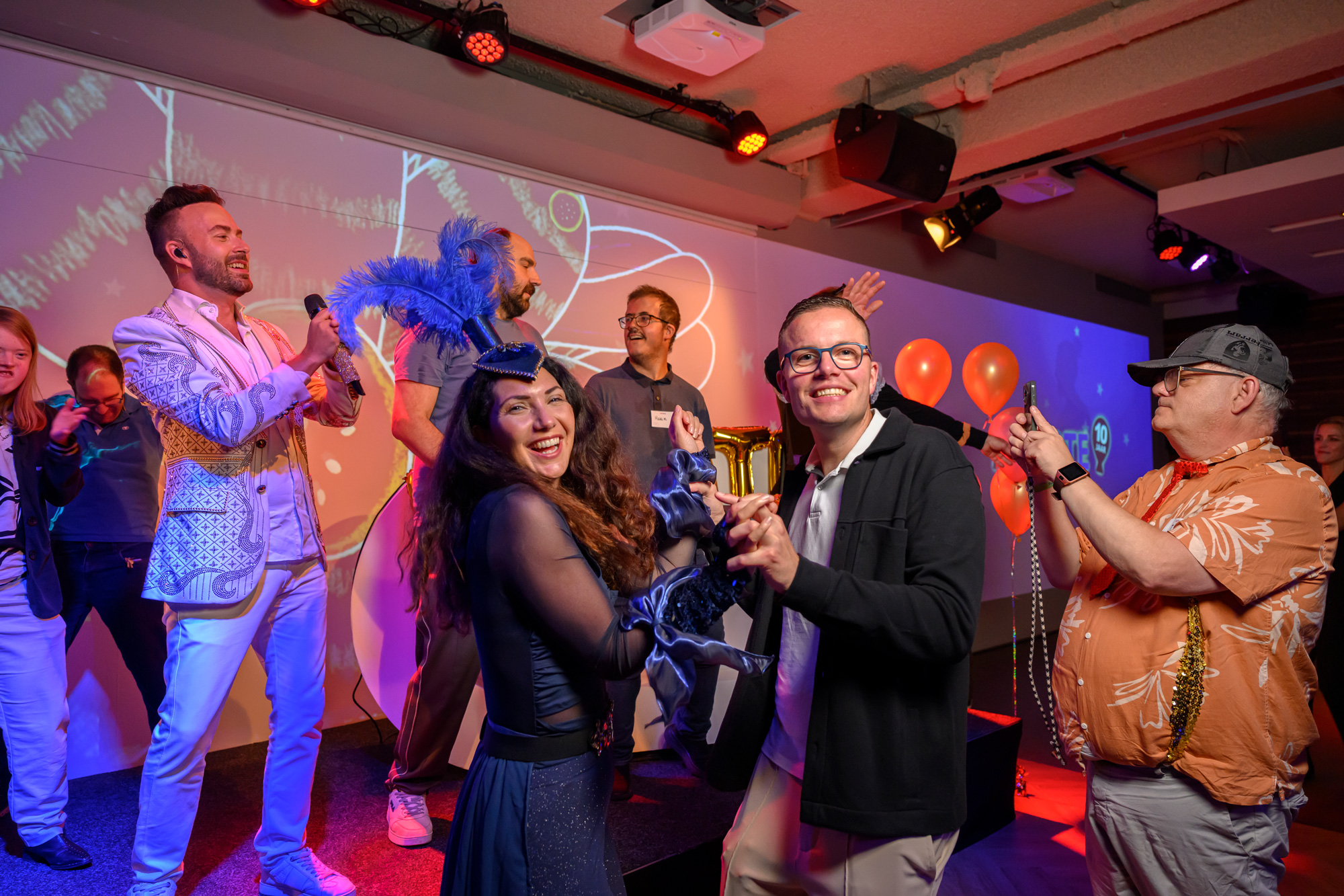 Wat een feest! Op zaterdag 10 oktober vierde ABCDate zijn tienjarig bestaan in Citysense in Utrecht.